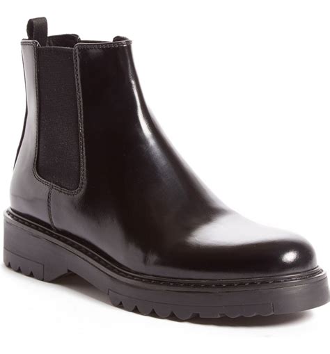 lug sole chelsea boot prada|most comfortable lug sole boots.